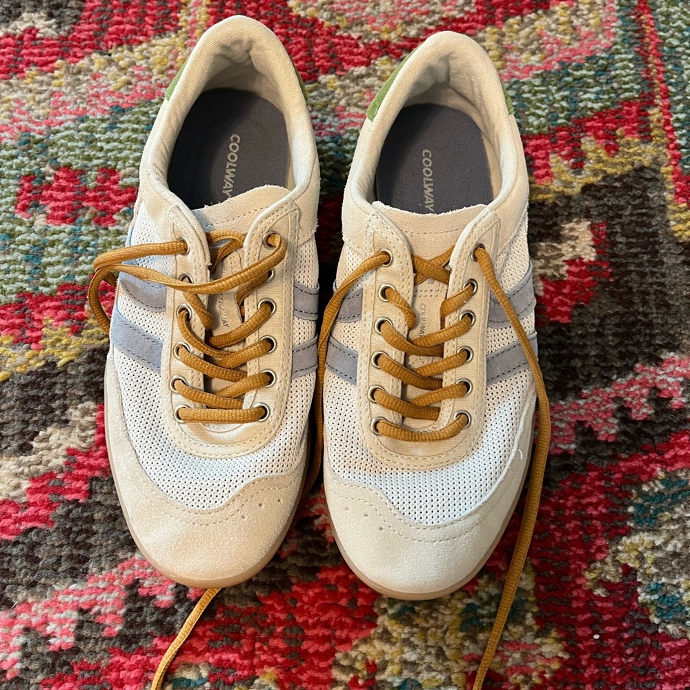 Coolway White and Gray Sneakers
